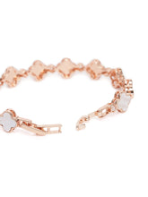 Opaline Clover Charm Bracelet