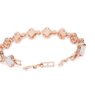 Opaline Clover Charm Bracelet