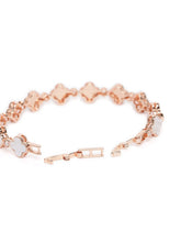 Opaline Clover Charm Bracelet