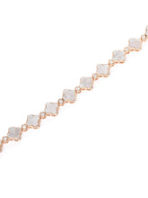 Opaline Clover Charm Bracelet