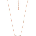 Graceful Rose Gold CZ Butterfly Pendant Set