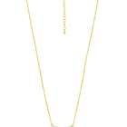 Graceful Gold-Plated CZ Butterfly Pendant Set