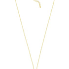 Chic Gold Baguette Circle Pendant Set