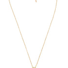 Charming Gold-Plated CZ Heart Pendant Set