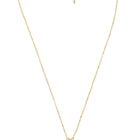 Charming Gold-Plated CZ Heart Pendant Set