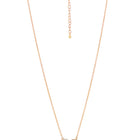 Dreamy Rose Gold CZ Heart Pendant Set