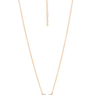 Dreamy Rose Gold CZ Heart Pendant Set