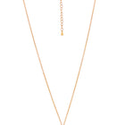 Dainty Rose Gold CZ Bow Pendant Set