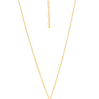 Dainty Gold-Plated CZ Bow Pendant Set