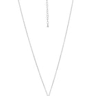 Dainty Silver-Plated CZ Bow Pendant Set