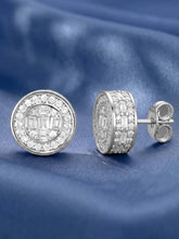 Peora Minimal CZ Stud Earrings - Silver