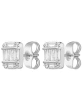 Peora Designer Stud Earrings - Silver