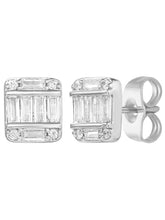 Peora Designer Stud Earrings - Silver