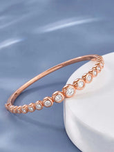 Peora Classic CZ Tennis Kada - Rose Gold