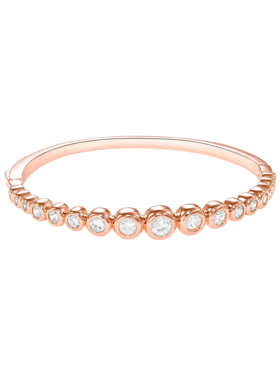 Peora Classic CZ Tennis Kada - Rose Gold