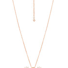 Peora Floral CZ Necklace Set - Rose Gold