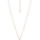 Peora Halo CZ Necklace Set - Rose Gold