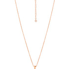 Peora Floral Pendant Necklace Set - Rose Gold