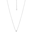 Peora Floral Pendant Necklace Set - Silver
