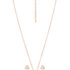Peora Pearl Pendant Necklace Set - Rose Gold