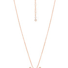 Peora Classic CZ Necklace Set - Rose Gold