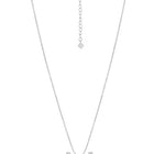 Peora Classic CZ Necklace Set - Silver