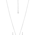 Peora Round CZ Necklace Set - Silver