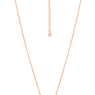 Peora Square Pendant Necklace Set - Rose Gold