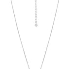 Peora Square Pendant Necklace Set - Silver