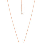 Peora Halo Crystal Necklace Set - Rose Gold