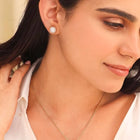 Peora Romantic CZ Necklace Set - Rose Gold