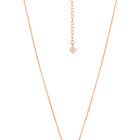 Peora Romantic CZ Necklace Set - Rose Gold