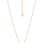 Peora Romantic CZ Necklace Set - Rose Gold