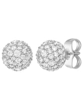 Peora Romantic CZ Necklace Set - Silver