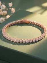 Peora Luxe Classic Tennis Bracelet - Rose Gold