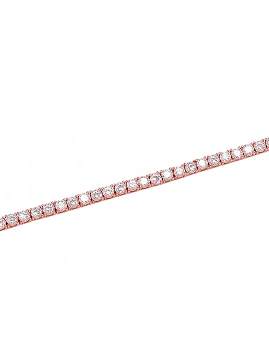 Peora Luxe Classic Tennis Bracelet - Rose Gold