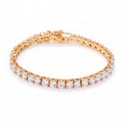 Peora Luxe Classic Tennis Bracelet - Gold