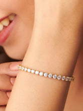 Peora Luxe Classic Tennis Bracelet - Gold