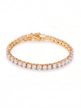 Peora Luxe Classic Tennis Bracelet - Gold