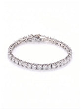 Peora Luxe Classic Tennis Bracelet - Silver