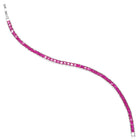 Peora Ruby CZ Tennis Bracelet - Silver