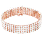 Peora Multi Row CZ Tennis Bracelet - Rose Gold