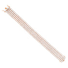 Peora Multi Row CZ Tennis Bracelet - Rose Gold