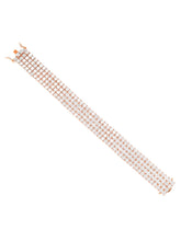 Peora Multi Row CZ Tennis Bracelet - Rose Gold