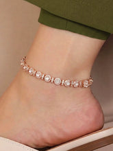 Peora Heritage Rajsi Crystal Payal - Gold