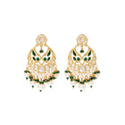 Peora Maharani Chandbali Earrings - Gold