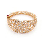 Peora Statement Kundan Traditional Kada - Gold