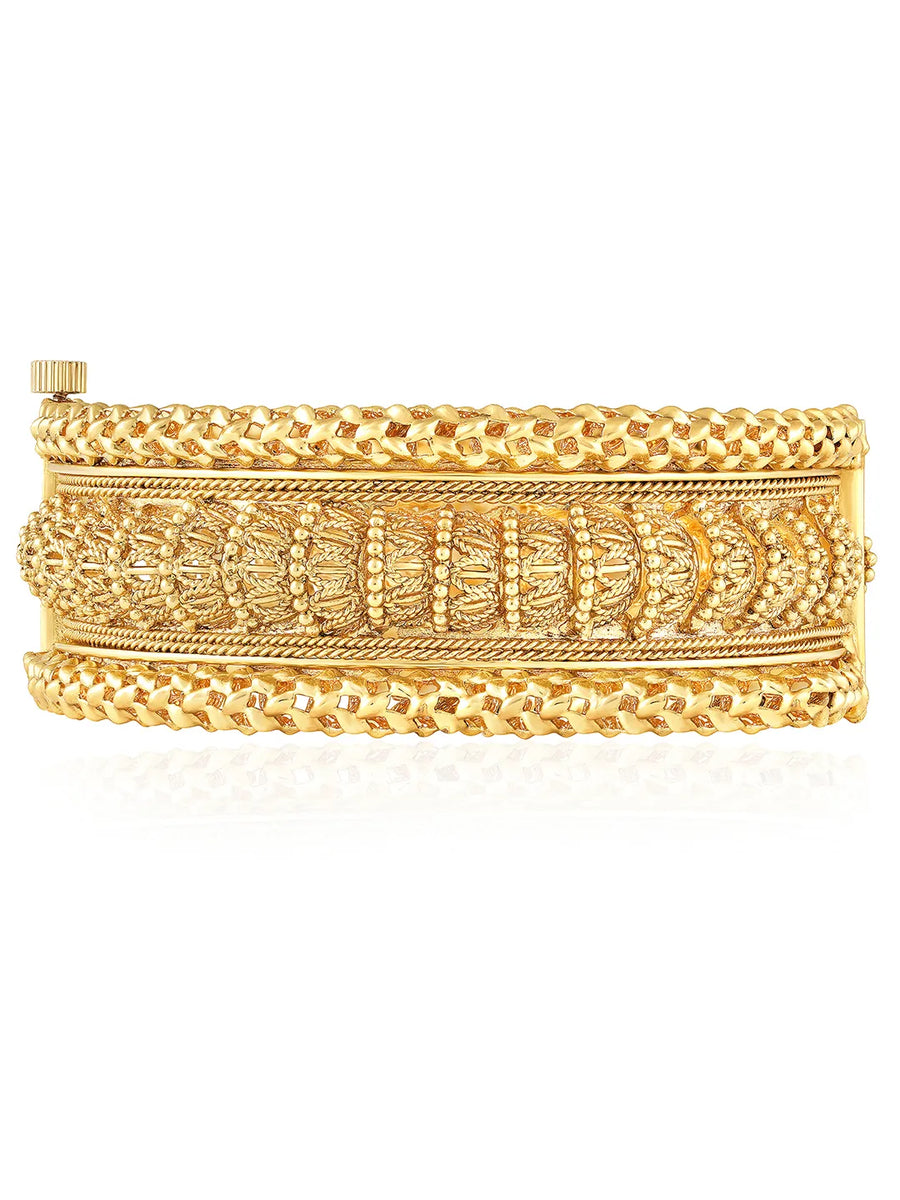 Traditional Carved Kada Bangle