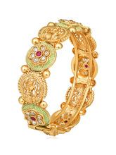 Divine Meenakari Gold Plated Laxmi Kada