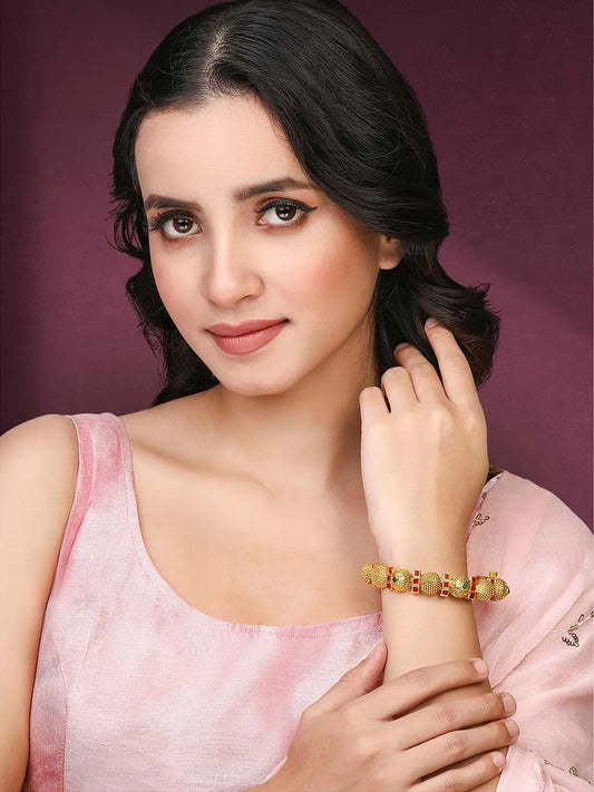 Studded Kada Bangles – Graceful Fashion Jewellery by Peora

